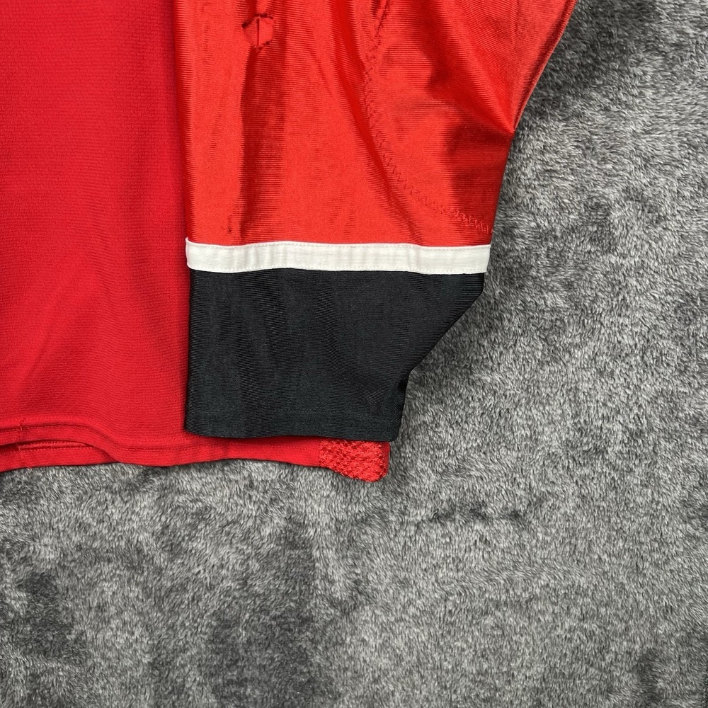 Vintage Athletic Knit AK Atlanta TailGators Large Red Hockey Jersey Distressed - Picture 5 of 14